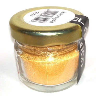 Μεταλλική Σκόνη Πορπορίνα 25ml Brilliant Gold_639098